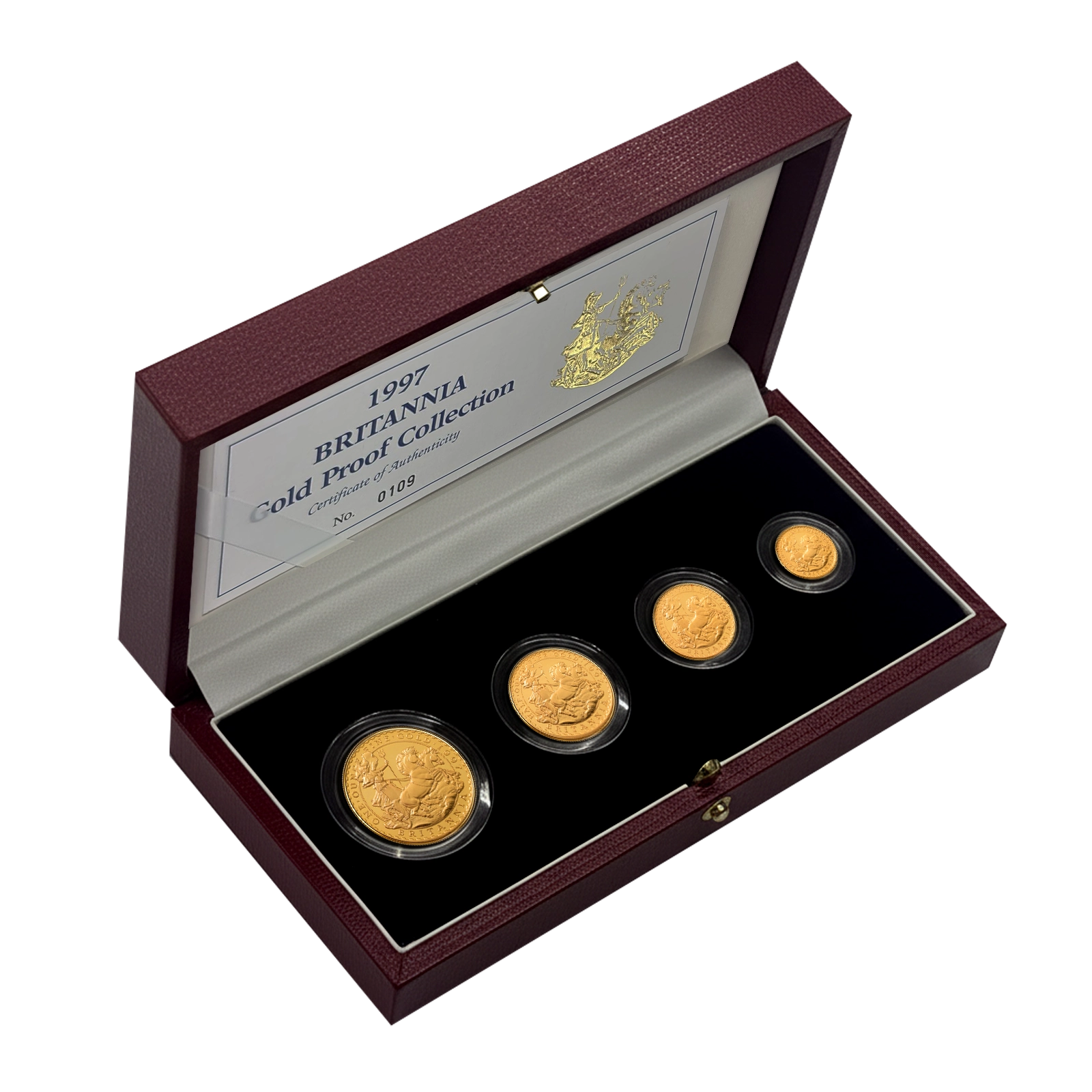Preowned Gold Proof Britannia Box Set (1997)