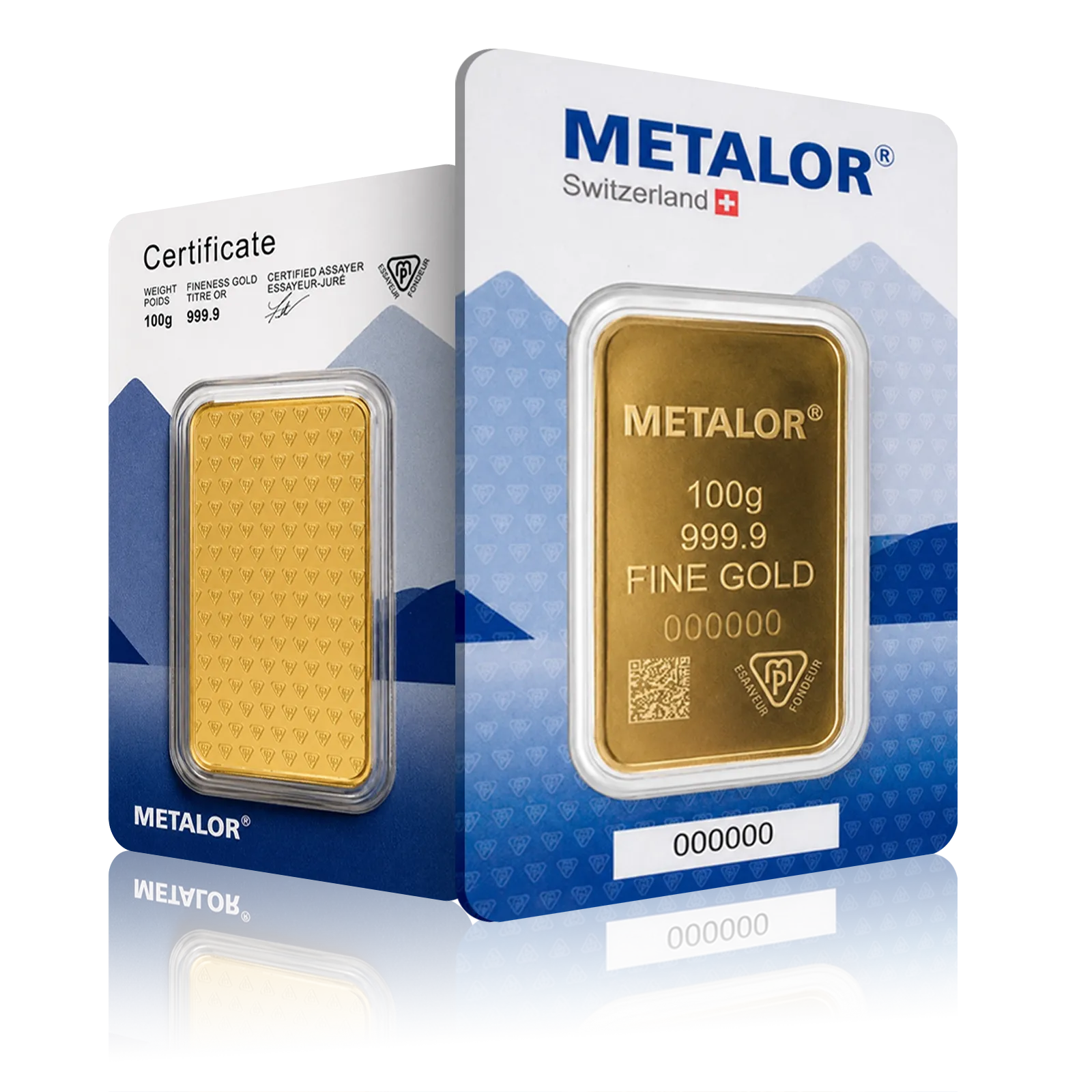 100g Metalor Investment Gold Bar (999.9)